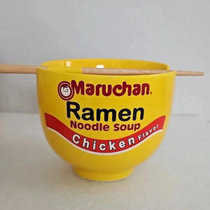 Maruchun ramen noodle soup bowl